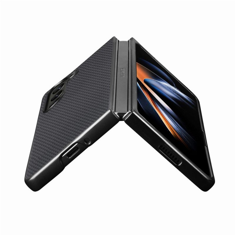 Κάλυμμα Samsung Galaxy Z Fold 5 Κλασική Ίνα Άνθρακα Σιλικόνης