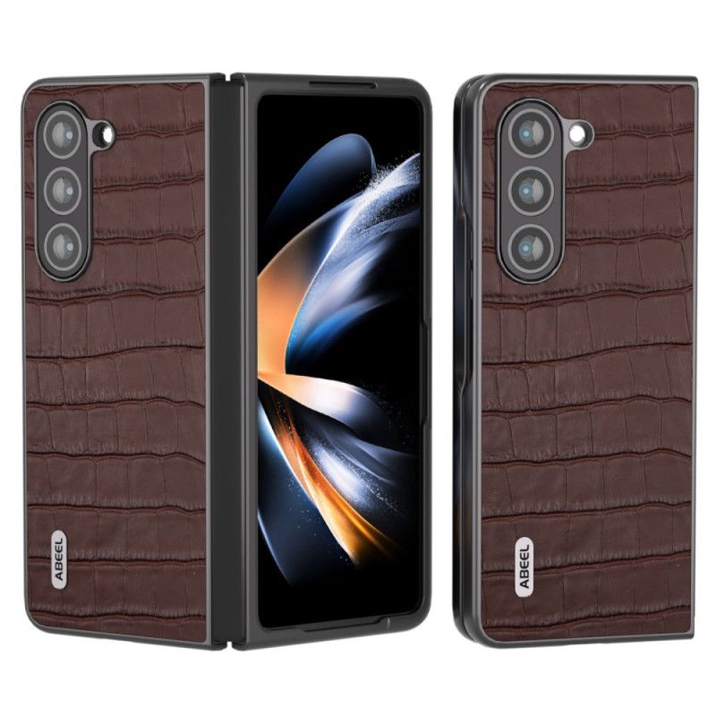 Κάλυμμα Samsung Galaxy Z Fold 6 Crcodile Texture Abeel