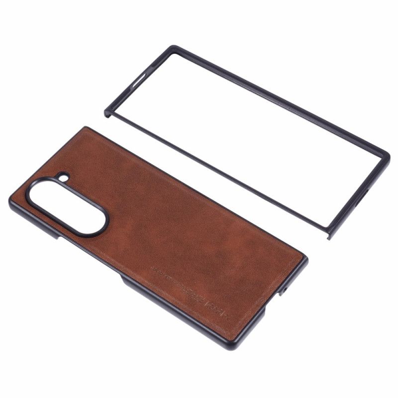 Κάλυμμα Samsung Galaxy Z Fold 6 Faux Leather X-level Σιλικόνης