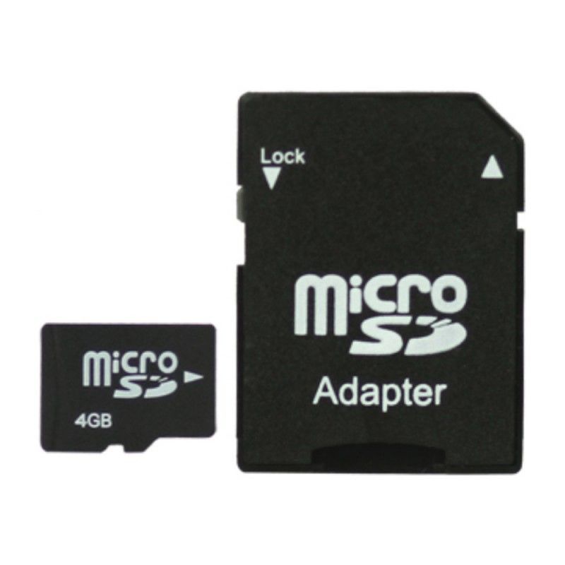 Κάρτα Micro Sd 4Gb Με Προσαρμογέα Sd