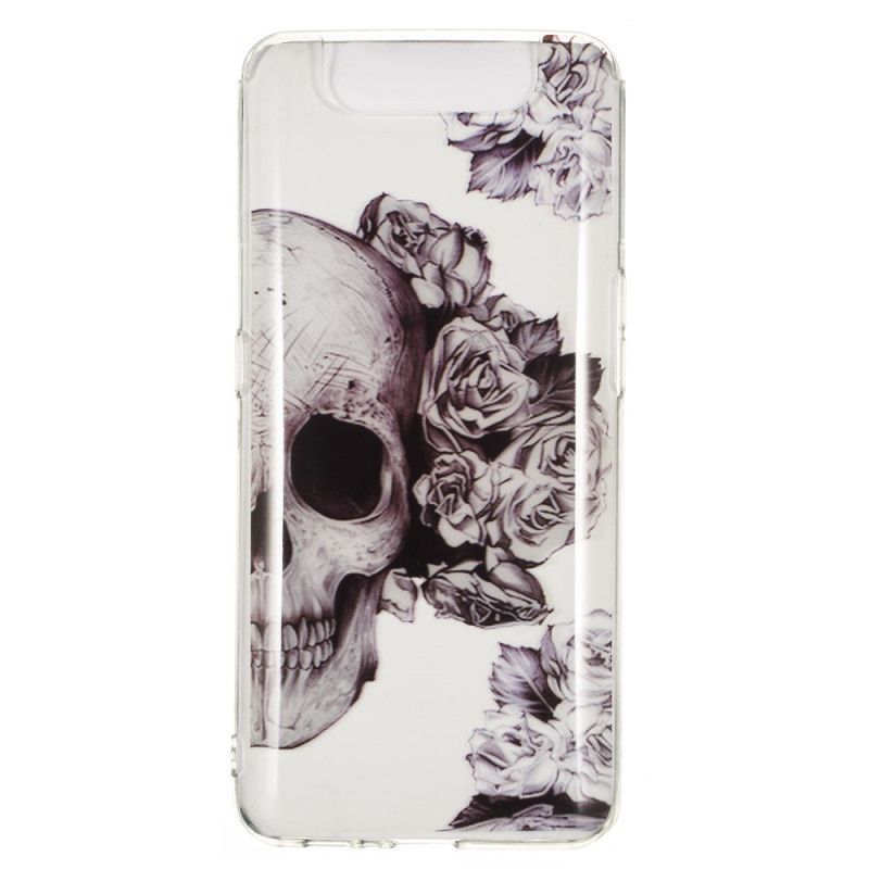 Θήκη Για Samsung Galaxy A90 / A80 Floral Skull