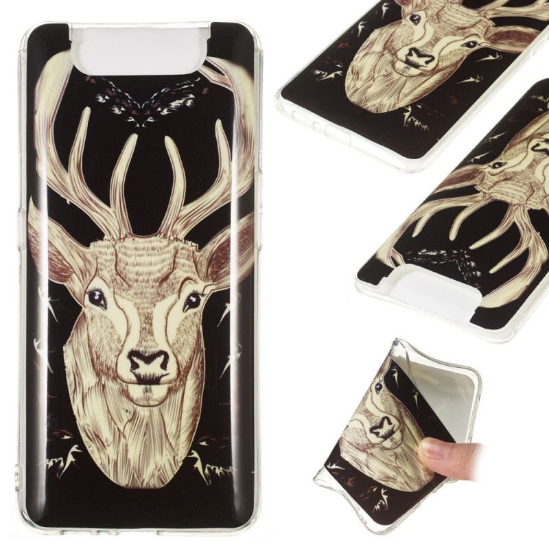 Θήκη Για Samsung Galaxy A90 / A80 Fluorescent Majestic Deer