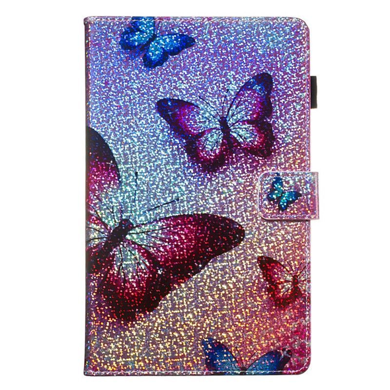 Θήκη Για Samsung Galaxy Tab A 10.1 (2019) Glitter Πεταλούδες