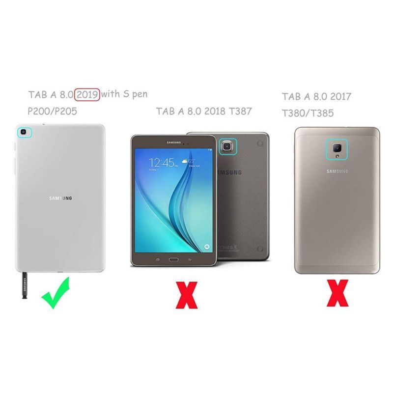 Θήκη Για Samsung Galaxy Tab A 8.0 (2019) Ματ Σιλικόνη