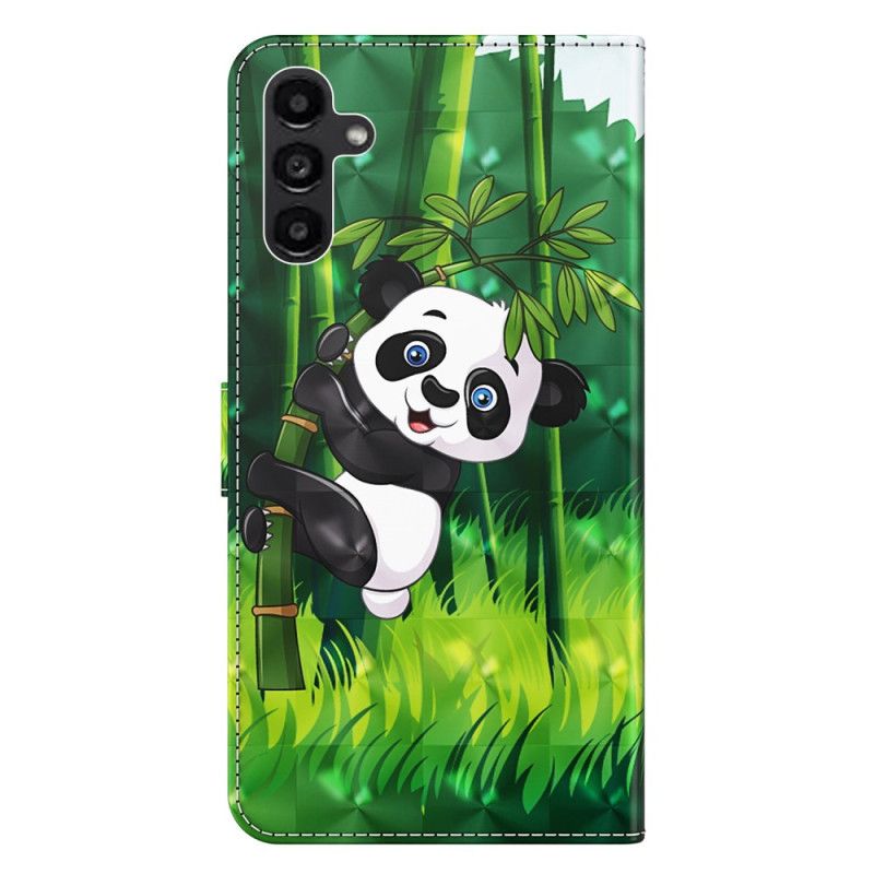 Θηκη Κινητου Samsung Galaxy A55 5g Θήκες Κινητών Bamboo Panda Με Λουράκι