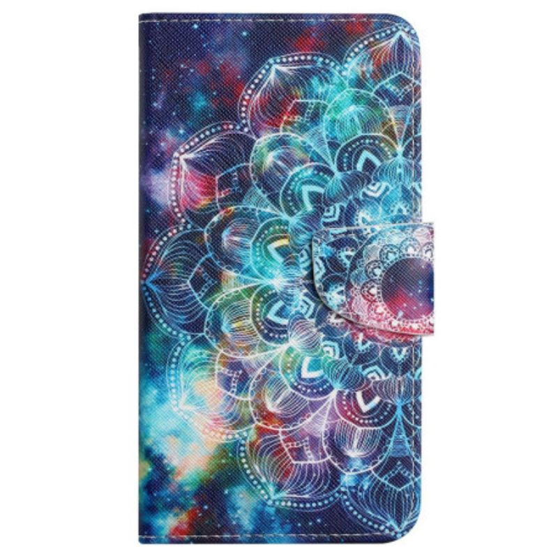 Θηκη Κινητου Samsung Galaxy S24 Ultra 5g Starry Sky Και Mandala Με Strap