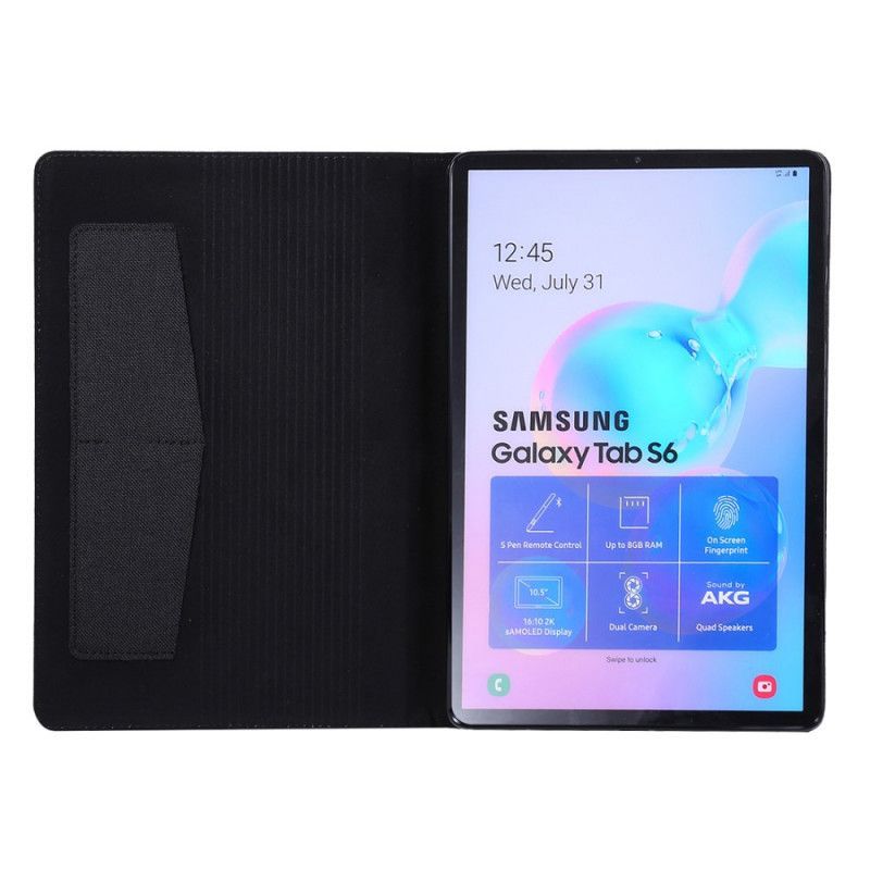 Θήκη Samsung Galaxy Tab S6 Μαύρο Ύφασμα