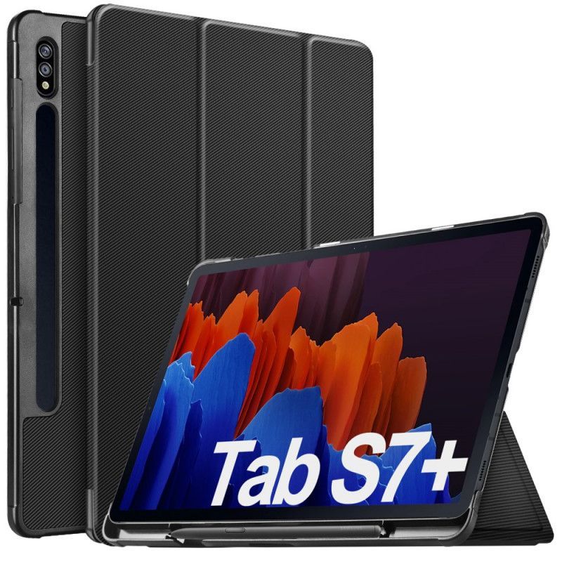 Τριπλή Έξυπνη Θήκη Με Θήκη Για Στυλό Samsung Galaxy Tab S7 Plus