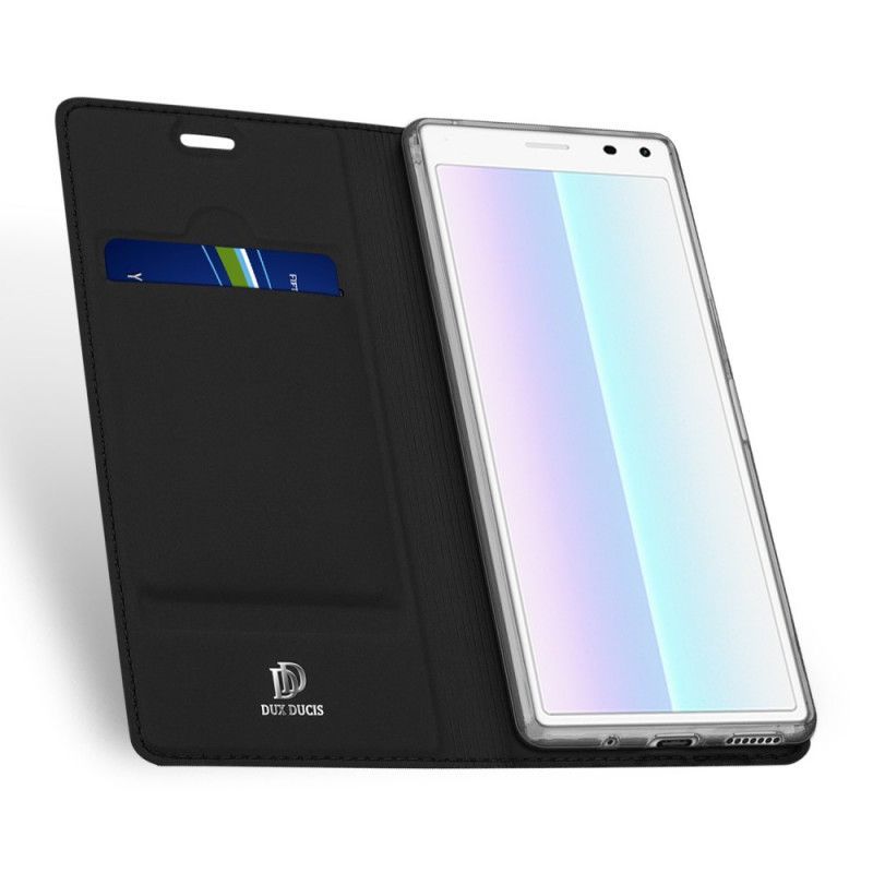 δερματινη θηκη Για Sony Xperia 8 Μαύρο Skin Pro Σειρά Dux Ducis