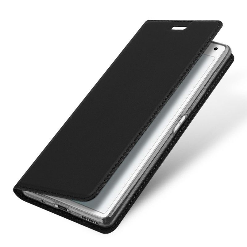 δερματινη θηκη Για Sony Xperia 8 Μαύρο Skin Pro Σειρά Dux Ducis