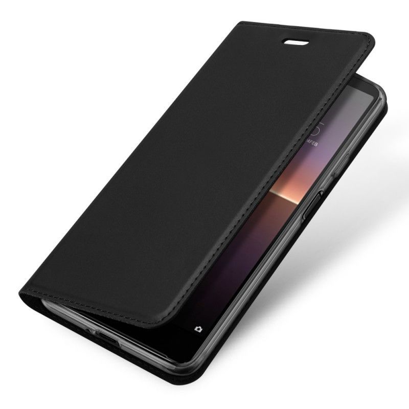 δερματινη θηκη Sony Xperia 10 II Μαύρο Skin Pro Dux Ducis