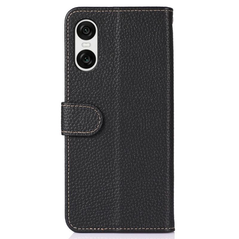 Δερματινη Θηκη Sony Xperia 10 Vi Khazneh Litchi Leather