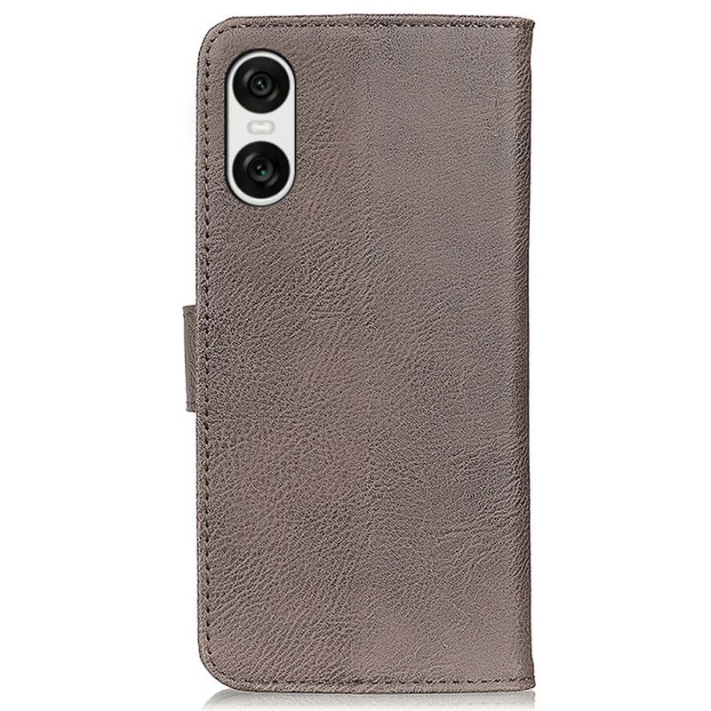 Δερματινη Θηκη Sony Xperia 10 Vi Retro Faux Leather Khazneh Σιλικόνης