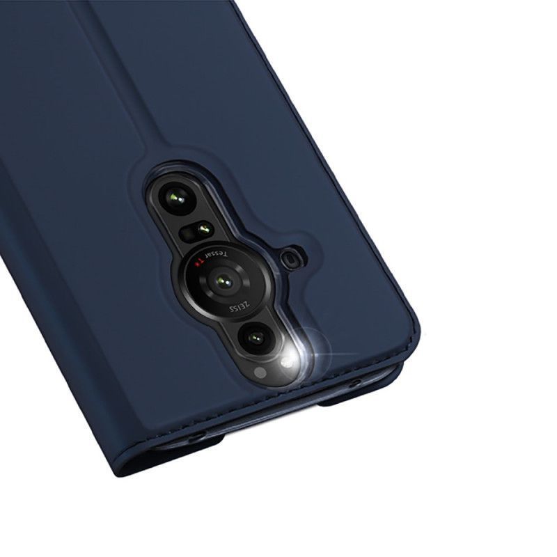 δερματινη θηκη Sony Xperia Pro-I Μαύρο Skin Pro Dux Ducis σιλικόνης