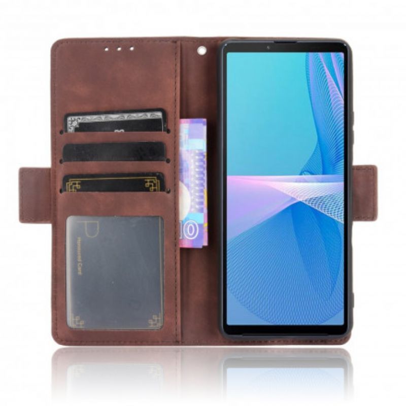 Κάλυμμα Folio Sony Xperia 10 III Μαύρο Πολλαπλών Χαρτών Πρώτης Κατηγορίας