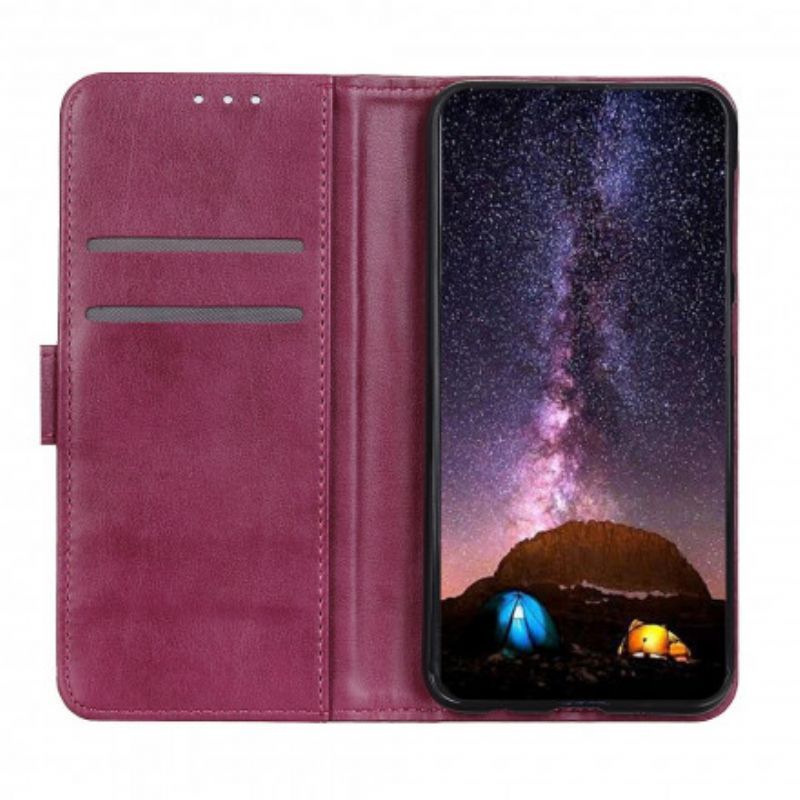 Κάλυμμα Folio Sony Xperia 10 III Σκούρο Κόκκινο Πριτσίνι X Σχέδιο