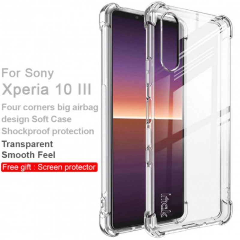 Κάλυμμα Για Sony Xperia 10 III Γκρι Διαφανές Imak