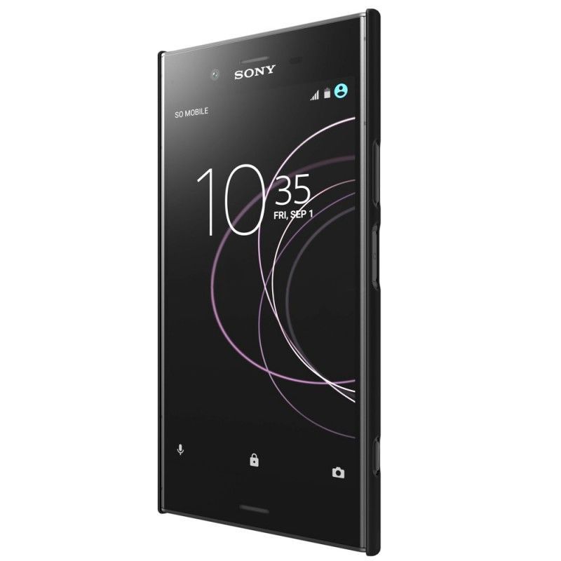 Κάλυμμα Για Sony Xperia XZ1 Μαύρο Σκληρό Παγωμένο Νίλκιν