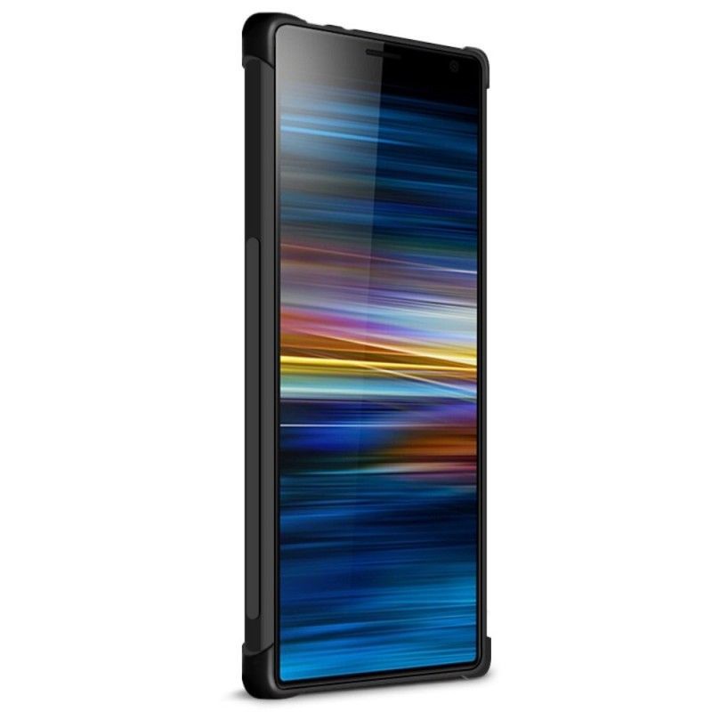 Κάλυμμα Sony Xperia 10 Plus Μαύρο Imak Αίσθηση Δέρματος