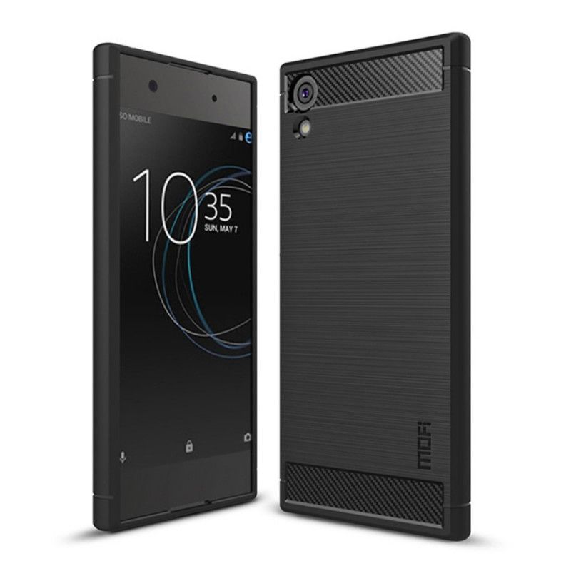 Κάλυμμα Sony Xperia XA1 Μαύρο Imak Βουρτσισμένο Ανθρακονήματα