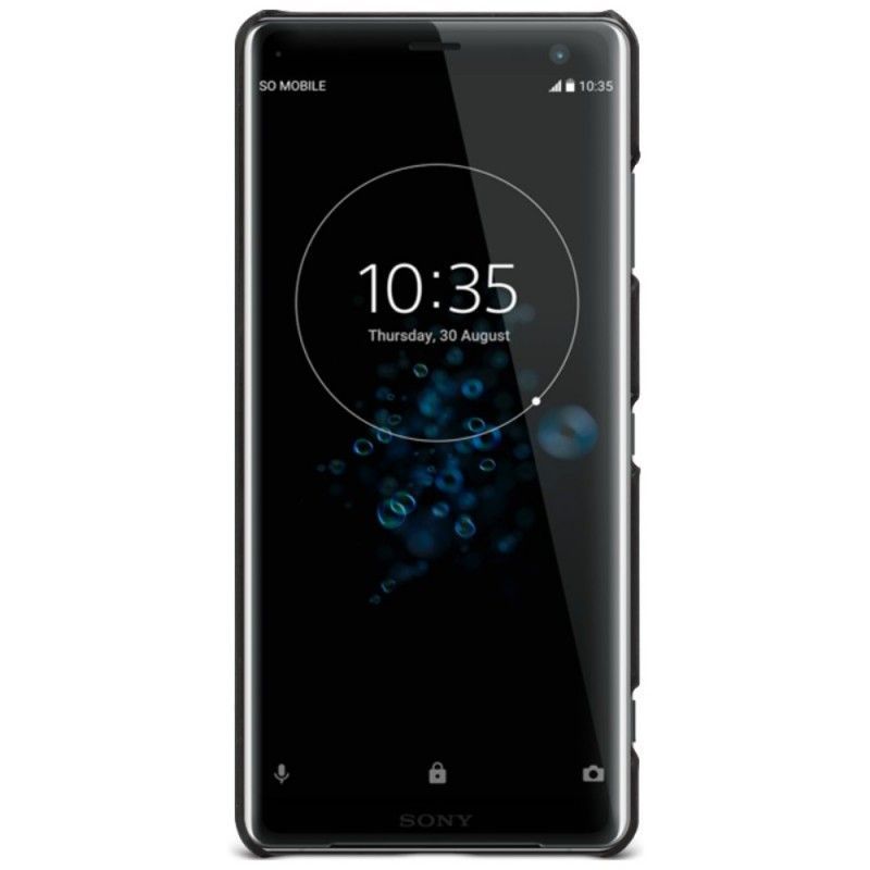 Κάλυμμα Sony Xperia XZ3 Μαύρο Σειρά Εφέ Δέρματος Imak Ruiyi