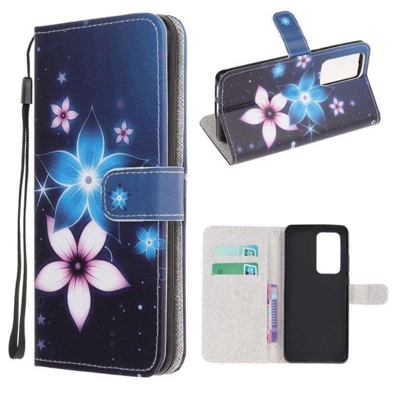 Case Xaiomi Mi 10T / 10T Pro Strap Moon Flowers