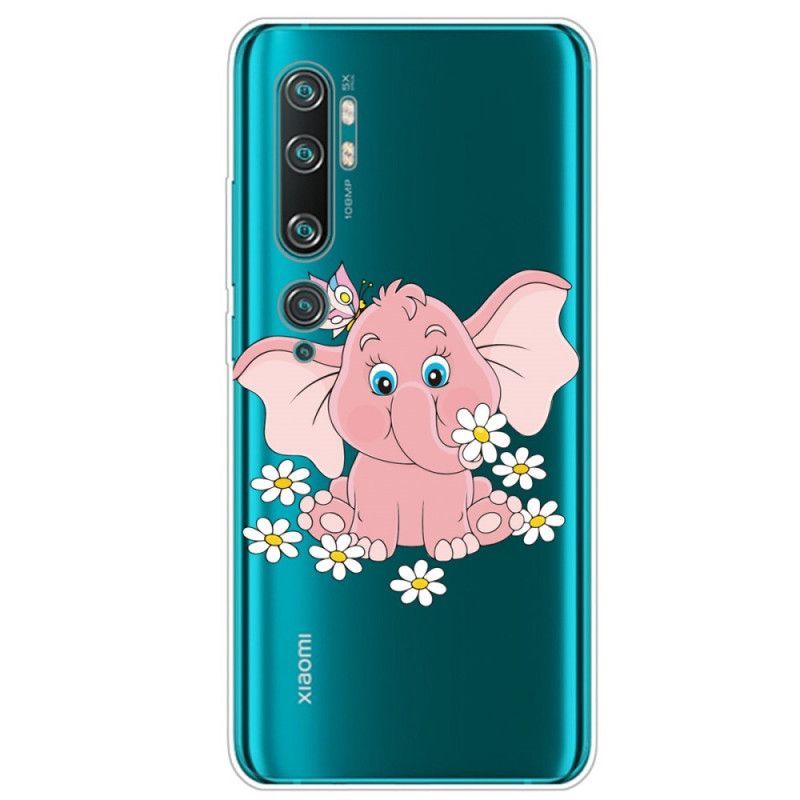 Case Xaiomi Mi Note 10 / Note 10 Pro Transparent Pink Elephant