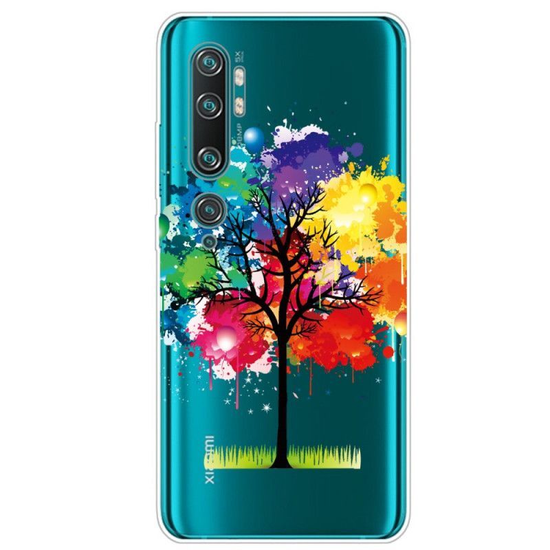 Case Xaiomi Mi Note 10 / Note 10 Pro Transparent Watercolor Tree