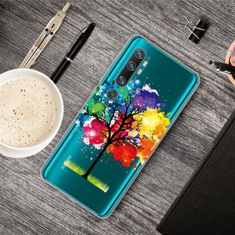 Case Xaiomi Mi Note 10 / Note 10 Pro Transparent Watercolor Tree