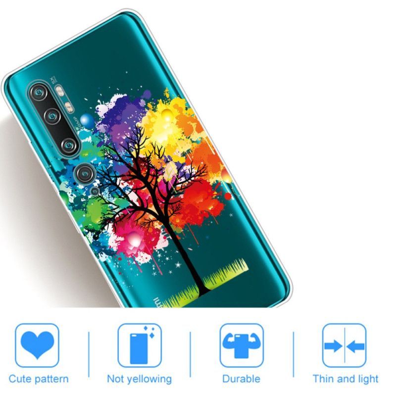 Case Xaiomi Mi Note 10 / Note 10 Pro Transparent Watercolor Tree