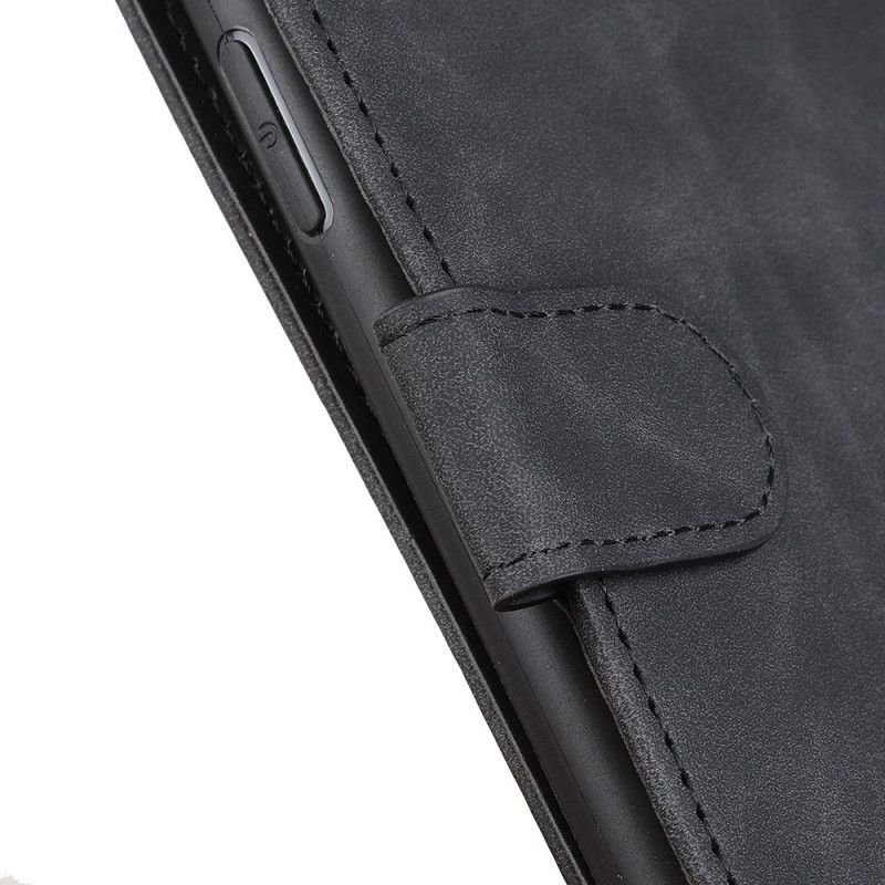 δερματινη Κάλυμμα Για Xiaomi Redmi Note 10 Pro Μαύρο Vintage Khazneh Leather Effect