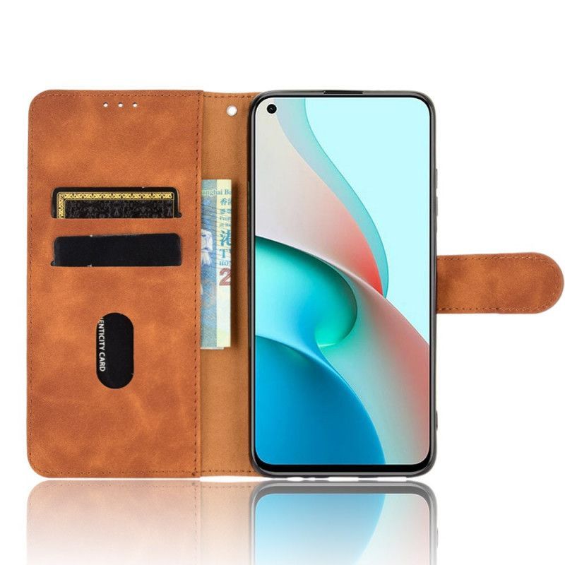 δερματινη Κάλυμμα Για Xiaomi Redmi Note 9 5G / Note 9T 5G Μαύρο Άγγιγμα Δέρματος