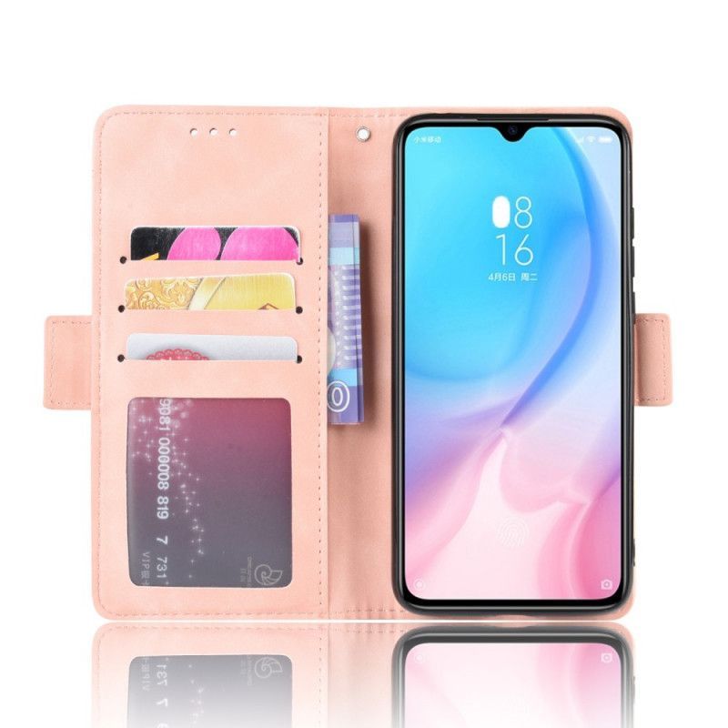 δερματινη Κάλυμμα Xiaomi Mi 9 Lite Μαύρο Πολλαπλός Χάρτης Πρώτης Κατηγορίας