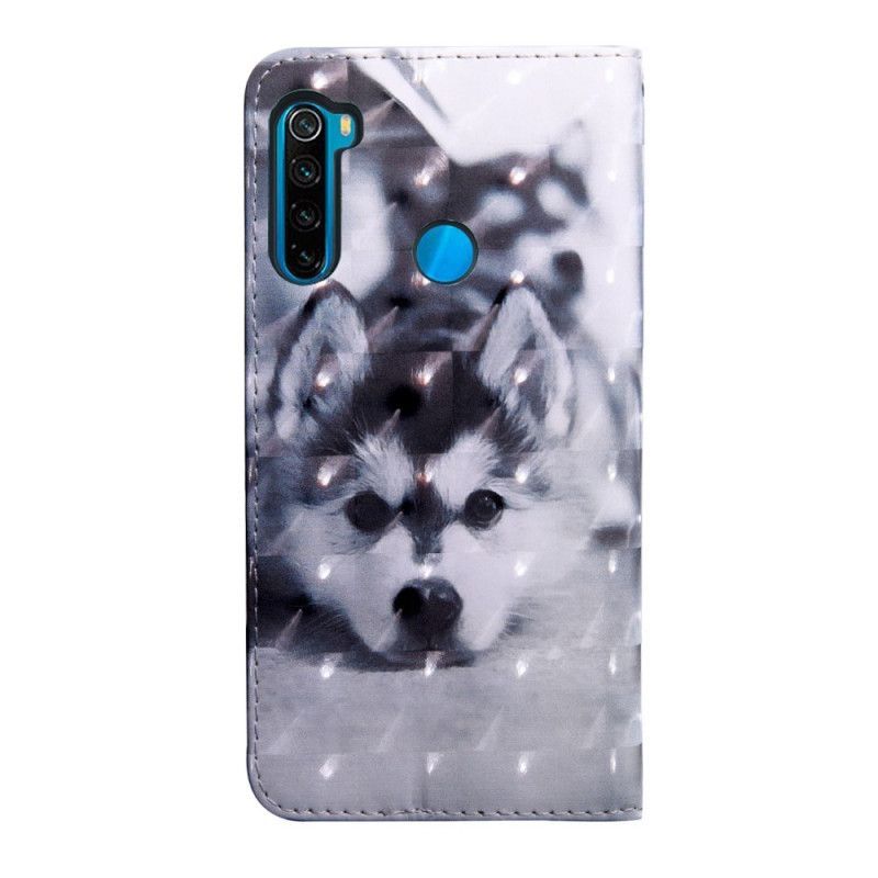 δερματινη Κάλυμμα Xiaomi Redmi Note 8T Gustave The Dog