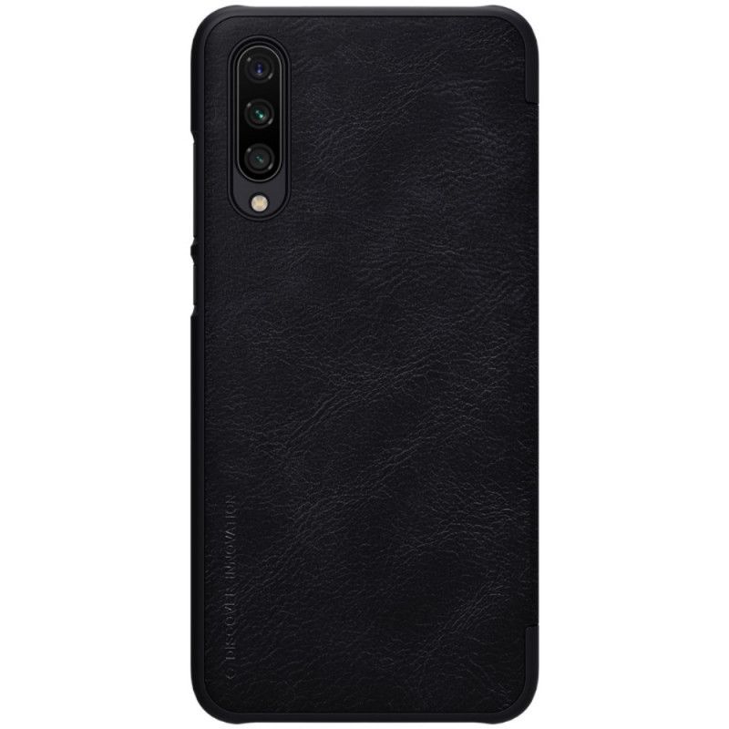 δερματινη θηκη Xiaomi Mi 9 Lite Μαύρο Nillkin Qin Σειρά