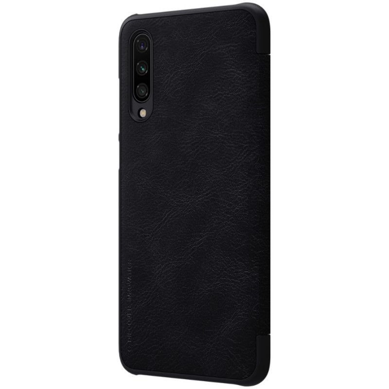 δερματινη θηκη Xiaomi Mi 9 Lite Μαύρο Nillkin Qin Σειρά