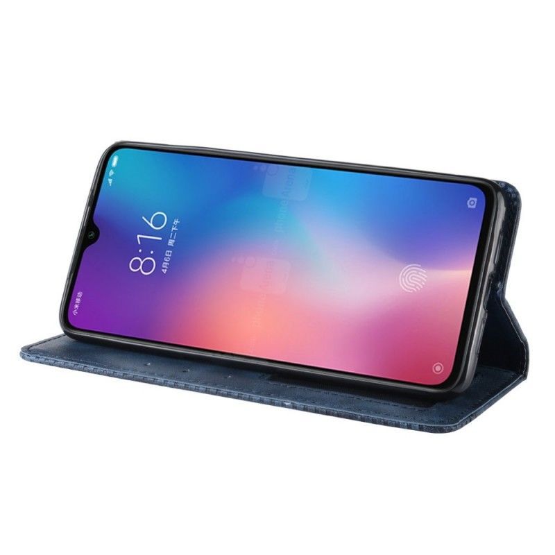 δερματινη θηκη Xiaomi Mi 9 SE Μαύρο Ματ Δερμάτινο Εφέ