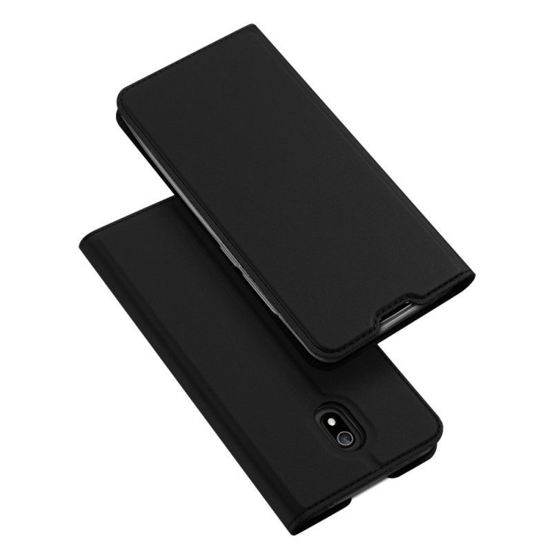 δερματινη θηκη Xiaomi Redmi 8A Μαύρο Skin Pro Σειρά Dux Ducis