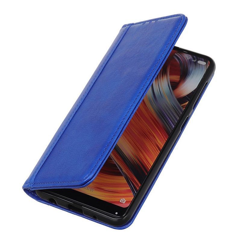 δερματινη θηκη Xiaomi Redmi Note 11 / Poco M4 Pro 5G Μαύρο Κομψότητα Σπαστό Δέρμα Λίτσι