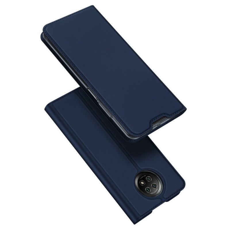 δερματινη θηκη Xiaomi Redmi Note 9 5G / Note 9T 5G Μαύρο Skin Pro Dux Ducis