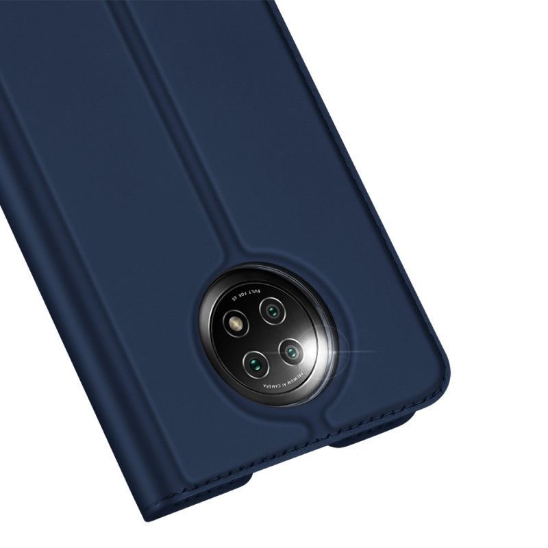 δερματινη θηκη Xiaomi Redmi Note 9 5G / Note 9T 5G Μαύρο Skin Pro Dux Ducis