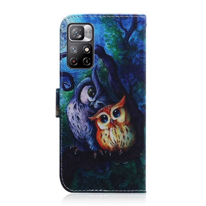 Εξώφυλλο Xiaomi Redmi Note 11 / Poco M4 Pro Owl Painting