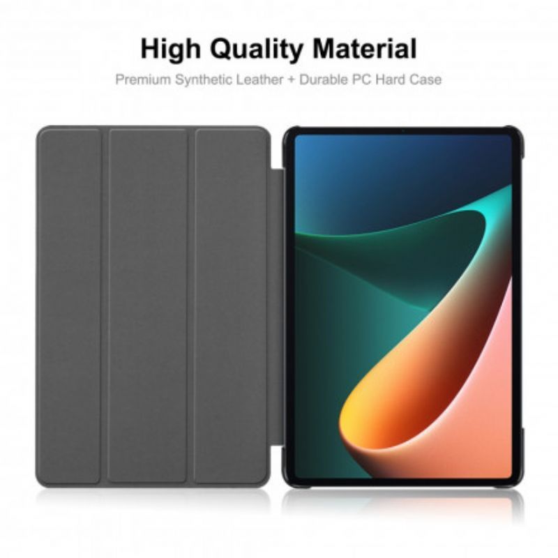 Έξυπνη Θήκη Xiaomi Pad 5 Μαύρο Faux Leather Enkay