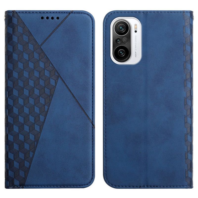 Flip Cover Poco F3 / Xiaomi Mi 11I 5G Geo Leather Effect