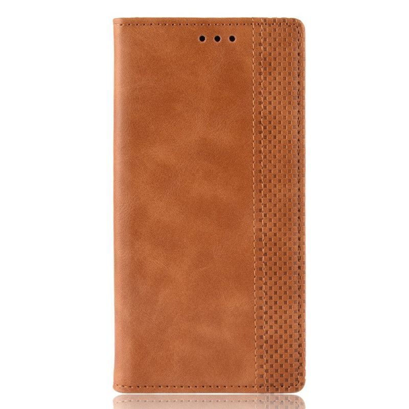 Flip Cover Xiaomi Mi Note 10 / Note 10 Pro Στυλιζαρισμένο Vintage Δερμάτινο Εφέ