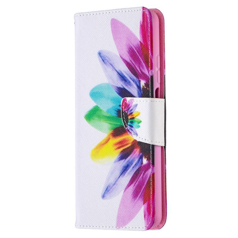 Κάλυμμα Folio Xiaomi Mi 10T Lite 5G / Redmi Note 9 Pro 5G Θήκες Κινητών Λουλούδι Ακουαρέλας