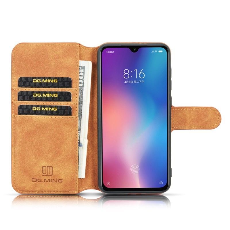 Κάλυμμα Folio Xiaomi Mi 9 SE Μαύρο Dg.Ming Ρετρό