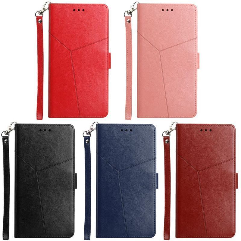 Κάλυμμα Folio Xiaomi Redmi 10 Μαύρο Geo Leather Style Y Design