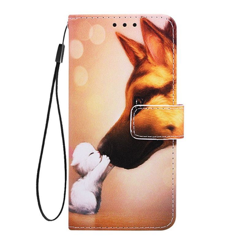 Κάλυμμα Folio Xiaomi Redmi 7A Φίλος Του Ernest The Strappy Cat