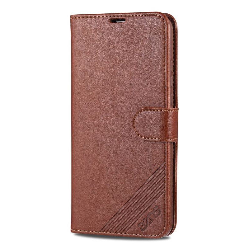 Κάλυμμα Folio Xiaomi Redmi 7A Μαύρο Azns Faux Leather